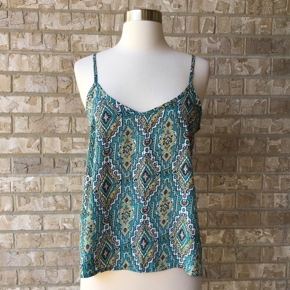 Hollister Spaghetti Strap Tank Top Blouse Size S🌸 - Picture 2 of 8
